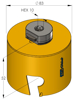 PROFIT MULTI PURPOSE GATZAAG Ø 83 MM , MET GEINTEGREERDE ADAPTER, MET 09081083 3348741