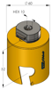 PROFIT MULTI PURPOSE GATZAAG Ø 60 MM , MET GEINTEGREERDE ADAPTER, MET 09081060 3348747