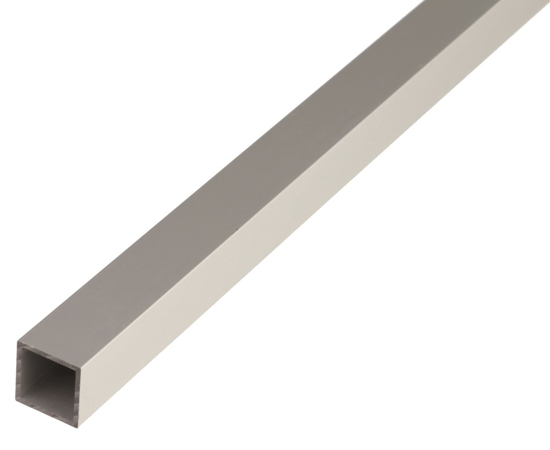 VIERKANTE BUIS ALU,ZILV,20X20X1,5/1 473532 3348835