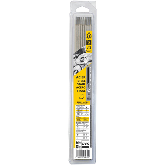 GYS ELEKTRODES STAAL O2,0MM (X13)  3349011