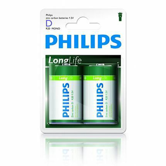 PHILIPS LONGLIFE 2 X D 1.5V  3349042