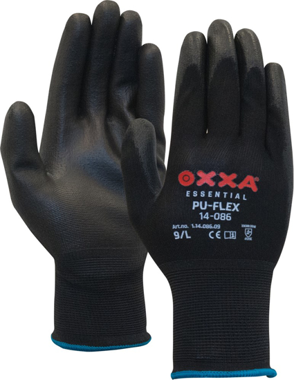 NYLON PAAR ZWART HANDSCHOENEN EASY GRIP ZWART ....  3349263