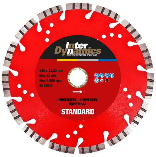 DIAMANTZAAG UNIVERS. STANDARD 125X22.2MM  3349501