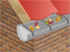 ANTIVUIL-GAAS VOOR DAKGOOT 16CM/6M  3349526