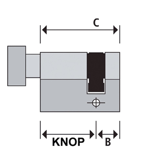 KE60NP Z10/K30 - PROFIELCILINDER E-SERIE  3349618