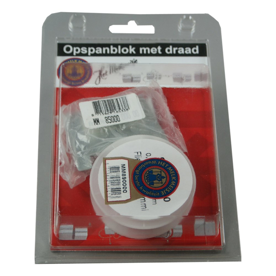 TEGELHOEKJES MET HAAK + 20M ELASTIEK ZB  3349624