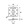 SMART-EASYFIX/3MM/89X89/GEMONT/TGS/EAN 16770923E 3349706