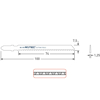 DECOUPEERZAAGBLAD DC170 / T101BF (VPE 5) 520.0170 3349948