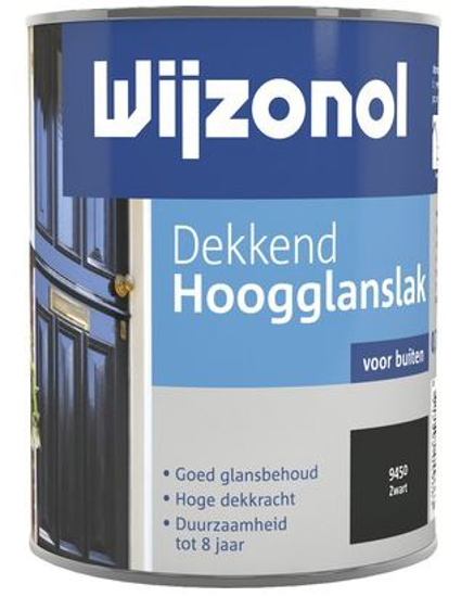 WIJZONOL DEKKEND HOOGGLANS 9450 0,75 ZWART  3350040