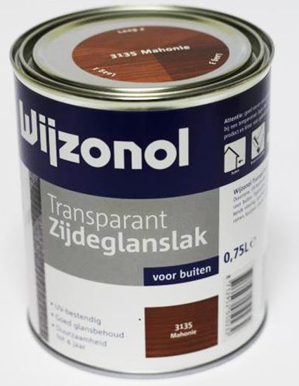 WIJZONOL TRANSP ZIJDEGLANS 3135 0,75 MAHONIE  3350069