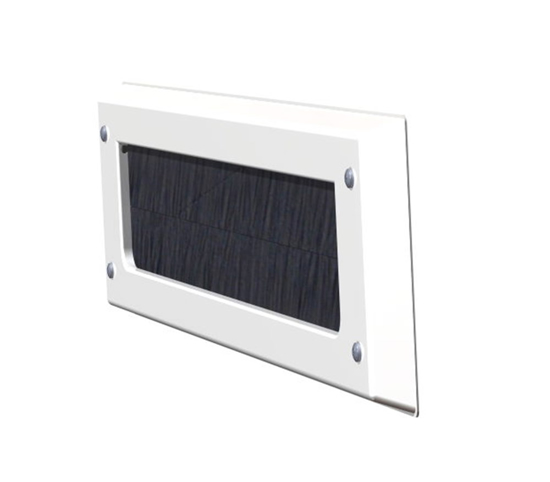 BRIEFPLAAT BINNEN, KUNSTSTOF BASIC ZONDER KLEP 80X340MM WIT 52.00.000 3350272