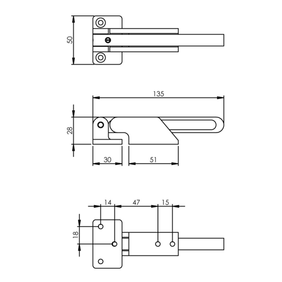 SKG KIERSTANDHOUDER 480050 CURVE NAAR BINNENDRAAIEND RVS  3350277