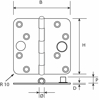 SCH.LOSSE PEN SKG**® 76X76 VERZINKT RC / H167-76762015  3350395