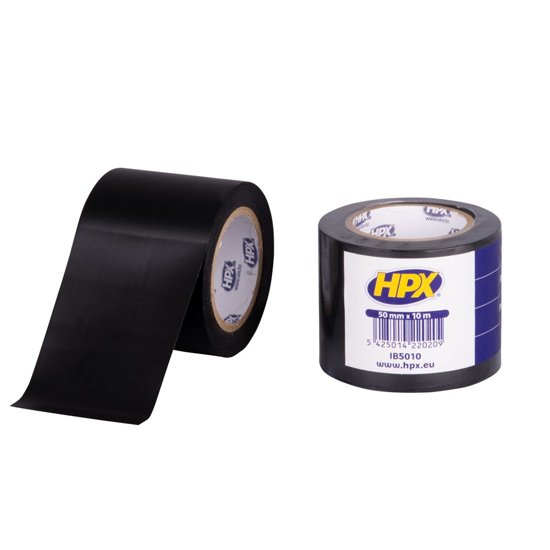 PVC ISOLATIETAPE - ZWART 50MM X 10M IB5010 3350593