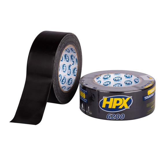 DUCT TAPE / REPARATIETAPE ZWART 48MM X 25M  3350605