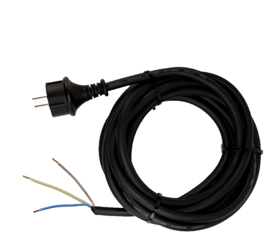 AANSLUITSNOER KL.I 5M 3G1,5 H07RN-F ZWART IP44  3350669