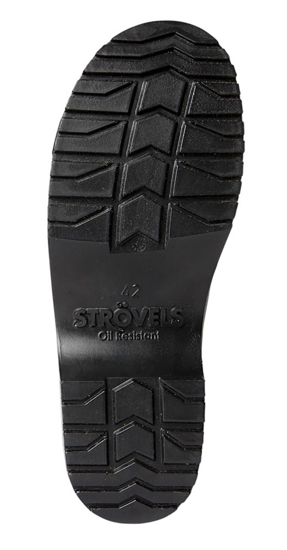 STROVELS KLOMPEN 304 PU HOUT DICHTE HIEL ZWART MAAT 43  3350930