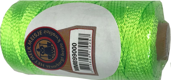 METSELKOORD NYLON FLUOR GROEN (2MM),100M  3351778