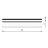 SECUCARE ANTISLIP STICKER - LANGWERPIG 19 X 600 MM - BINNEN & BUITEN ( 8040.150.03 3351878