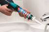BISON SUPER SILICONE SANITAIR WIT TUB 150ML*6 NLFR 6300994 3351890