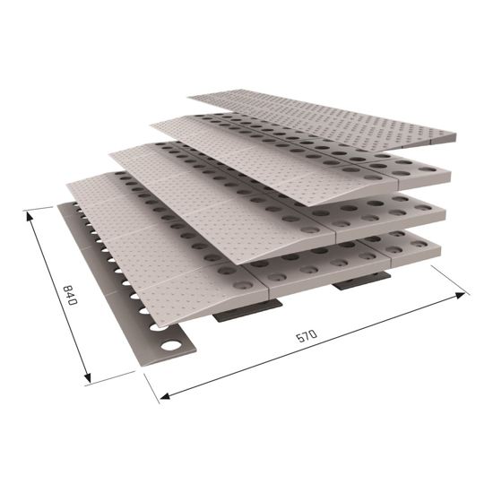 SECUCARE MODULAIRE DREMPELHULP - SET 4 - 84X8X57CM 8025.010.40 3351948