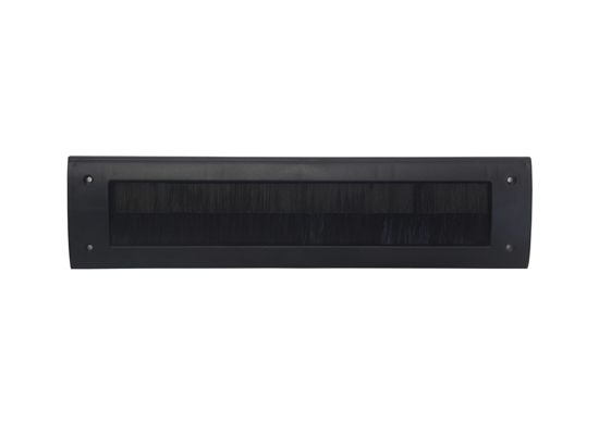 BRIEFPLAAT BINNEN, KUNSTSTOF DECO ZONDER KLEP 86 X 345MM ZWART 52.00.102 3351955