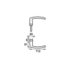 DEURKRUK BLOK/F1/BLISTER 61541091BL 3352062
