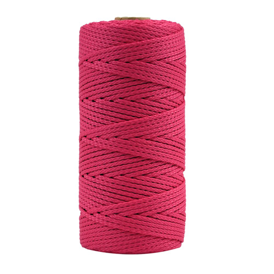 METSELKOORD NYLON FLUOR ROZE (2MM) ,100M  3352418