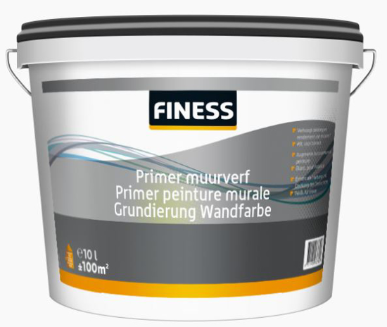 FINESS PRIMER MUURVERF - BINNEN BI 10L WIT 35315782 3352666