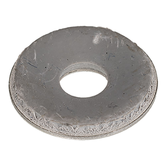 SLUITRING RVS-A2 AANGEVULKANISEERDE EPDM RING 6.8X16 (500)  3352768