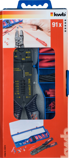 KABELSCHOEN EN KRIMPKOUS SET, 91 DELIG 403210 3352790