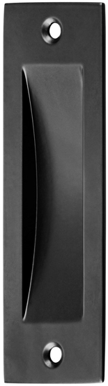 SCHUIFDEURKOM 120X40 MM, RECHT ZWART 4556-70E 3353497