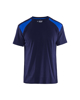 T-SHIRT BI-COLOUR MARINEBLAUW/KORENBLAUW M 337910428885M  3353974