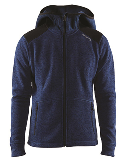 NOBLE HOOD FLEECE HEREN DEEP MELANGE XL  3354059