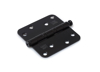 KOGELLAGERSCHARNIER 89 X 89 AFGEROND RVS - ZWART GELAKT  3354363