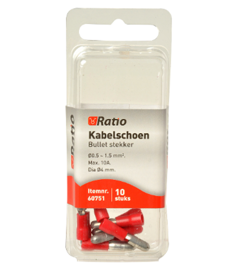 KABELSCHOEN BULLET 0,5-1,5MM² - 10ST IN BLISTER 60751 3354903