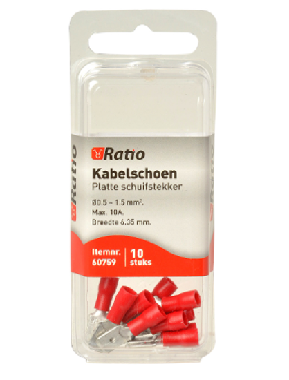 KABELSCHOEN VLAKSTEKKER 0,5-1,5MM² 60759 3354909