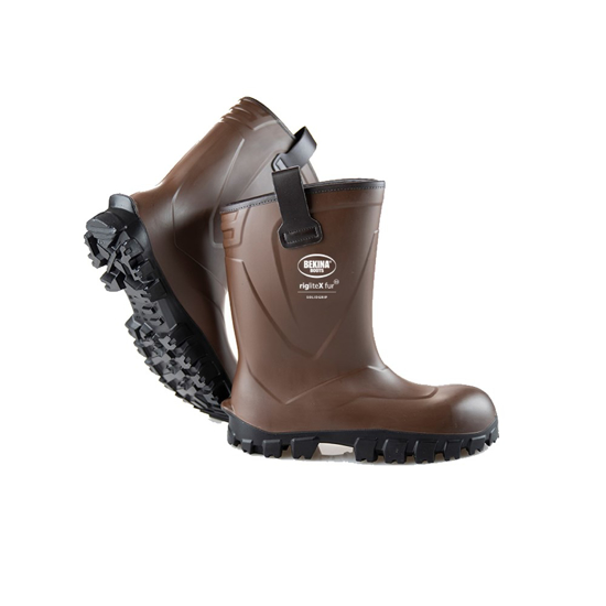 BEKINA RIGLITEX SOLIDGRIP S5 BRUIN/ZWART -GEVOERD-, MT.43  3355097
