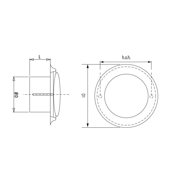 VENTIELROOSTER RVS Ø 125 MM 20700125 3355665