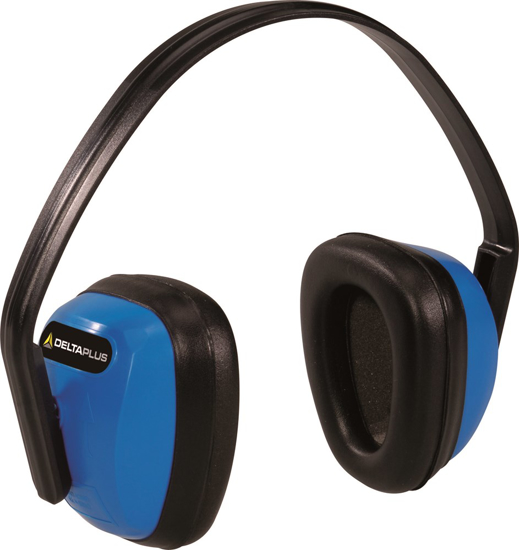 GEHOORBESCHERMING/OORKAPPEN - SNR 23 DB AANPASBAAR BLAUW-ZWART SPA3-SPA3BL 3356241