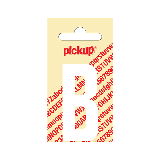 PLAKLETTER NOBEL 60 MM WIT B 31012060B 3343830