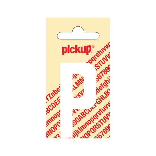 PLAKLETTER NOBEL 60 MM WIT P 31012060P 3343844