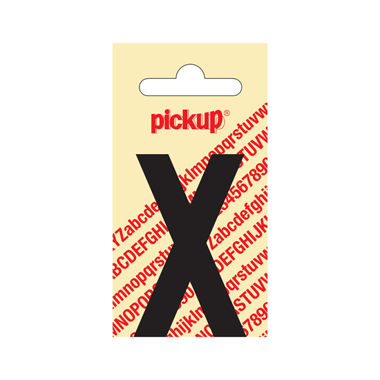 PLAKLETTER NOBEL 60 MM ZWART X 31002060X 3343878