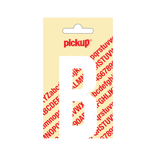 PLAKLETTER NOBEL 90 MM WIT B 31012090B 3343902