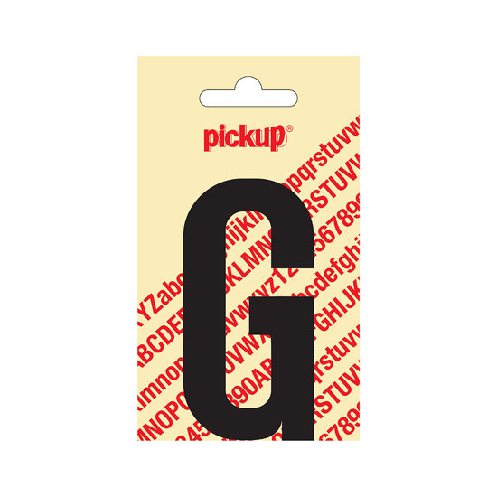 PLAKLETTER NOBEL 90 MM ZWART G 31002090G 3343933