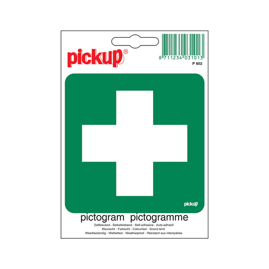 STICKER EHBO POST 100X100 MM P602 3344099