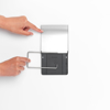 RENEW TOILETROLHOUDER MET KLEP MATT STEEL 385322 3345419