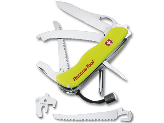 ZAKMES RESCUETOOL, VICTORINOX, 1 HAND, 15FUNCT., 2 LOCK,ETUI  3345899