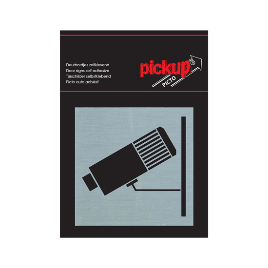 BORD ALULOOK CAMERABEWAKING 80X80 MM ZELFKLEVEND 4821 3350778