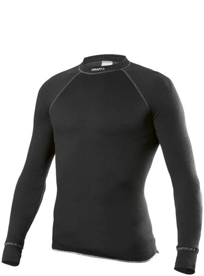 CRAFT ACTIVE SHIRT RONDE HALSLANGE MOUW, ZWART, MT.L 194004-2999-6 3339619